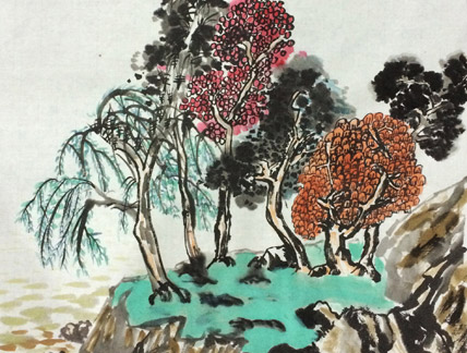 寫意山水-國畫提高班2014年12月27日