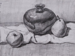 素描-2016年6月11日學生作品-新起點畫苑