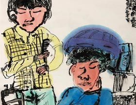 主題繪畫-國畫大師班-2017年12月2日（秋季班）學生作品-新起點畫苑 