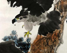 雄鷹-國畫培優班-2017年12月9日（秋季班）學生作品-新起點畫苑