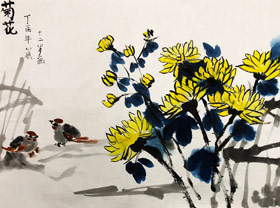 國畫班-2018年1月25日【寒假班】學生作品-新起點畫苑 