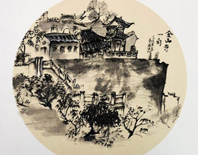 春雨江南-國畫大師班-2018年4月21日【春季班】學(xué)生作品-新起點畫苑